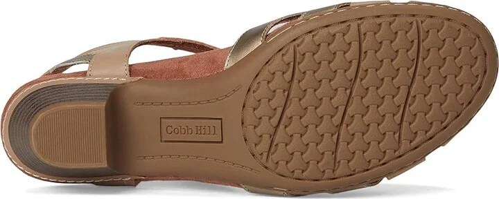 Cobb Hill Aubrey Women's 1-2 inch heel Shoes New Khaki : 7 B - Medium, Leather - Image 4