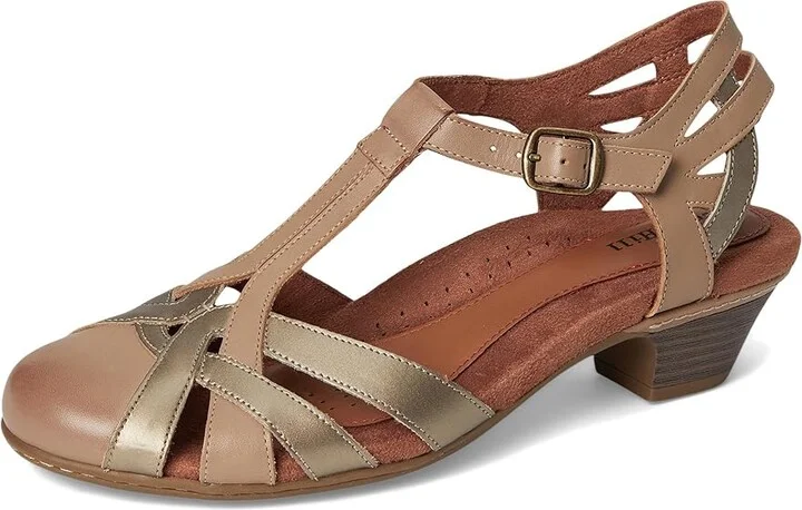 Cobb Hill Aubrey Women's 1-2 inch heel Shoes New Khaki : 7 B - Medium, Leather - Image 6