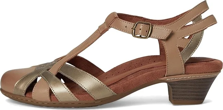 Cobb Hill Aubrey Women's 1-2 inch heel Shoes New Khaki : 7 B - Medium, Leather - Image 7