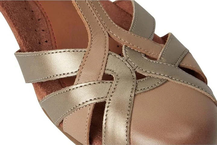 Cobb Hill Aubrey Women's 1-2 inch heel Shoes New Khaki : 7 B - Medium, Leather - Image 8