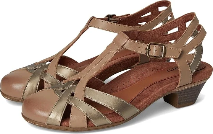 Cobb Hill Aubrey Women's 1-2 inch heel Shoes New Khaki : 7 B - Medium, Leather