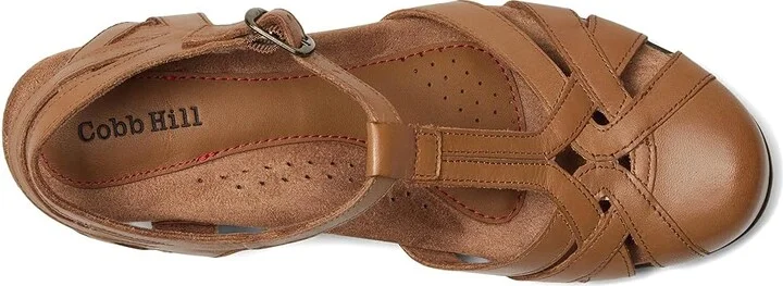 Cobb Hill Aubrey Women's 1-2 inch heel Shoes Tan : 7 B - Medium, Leather - Image 3