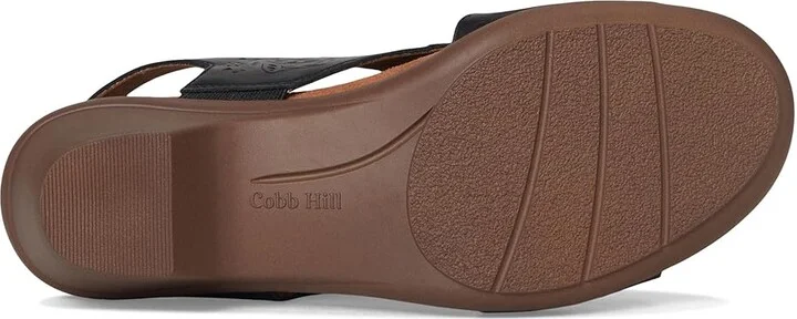 Cobb Hill Corria Women's Wedge Shoes Black Leather : 7 D - Wide - Image 3