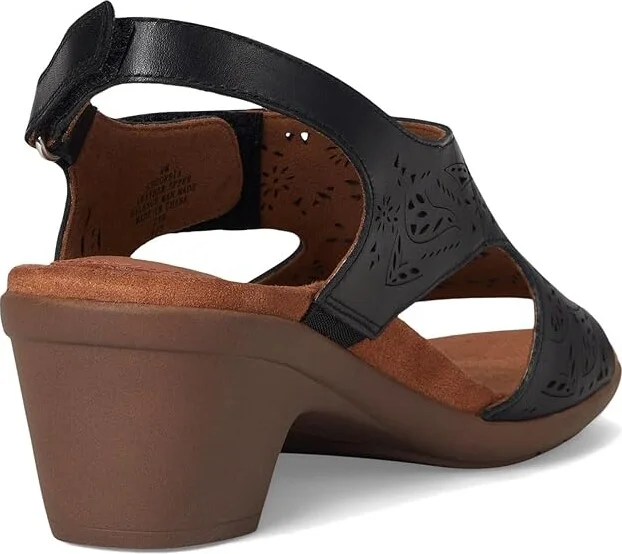 Cobb Hill Corria Women's Wedge Shoes Black Leather : 7 D - Wide - Image 4
