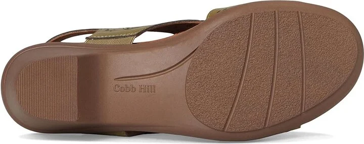 Cobb Hill Corria Women's Wedge Shoes Dark Green Leather : 9.5 D - Wide - Image 3