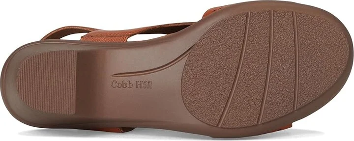 Cobb Hill Corria Women's Wedge Shoes Medium Natural Leather : 11 B - Medium - Image 3