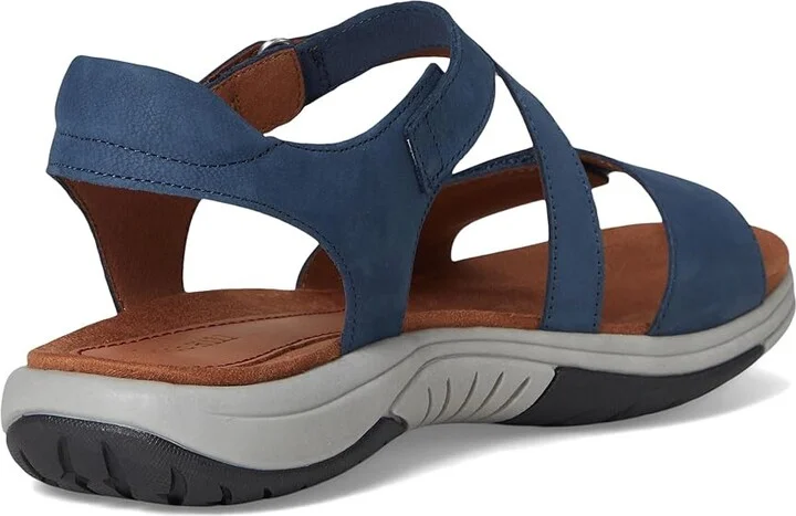 Cobb Hill Fiah Women's Sandals Blue Nubuck : 7.5 B - Medium, Leather - Image 4