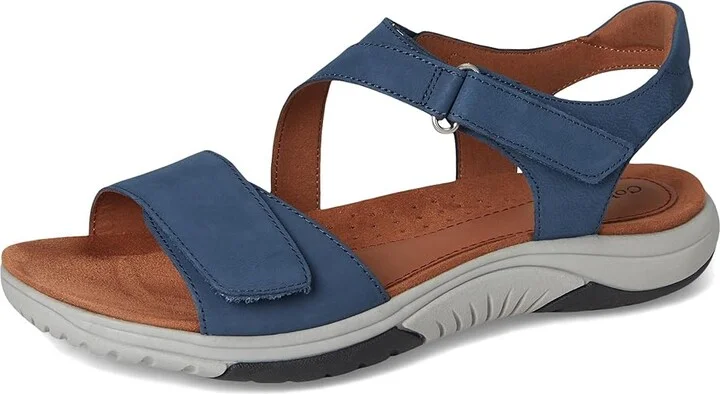 Cobb Hill Fiah Women's Sandals Blue Nubuck : 7.5 B - Medium, Leather - Image 5