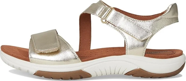 Cobb Hill Fiah Women's Sandals Gold Leather : 7.5 B - Medium - Image 6