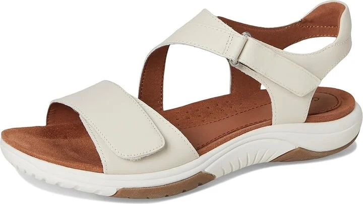 Cobb Hill Fiah Women's Sandals Ivory Leather : 5.5 B - Medium - Image 5