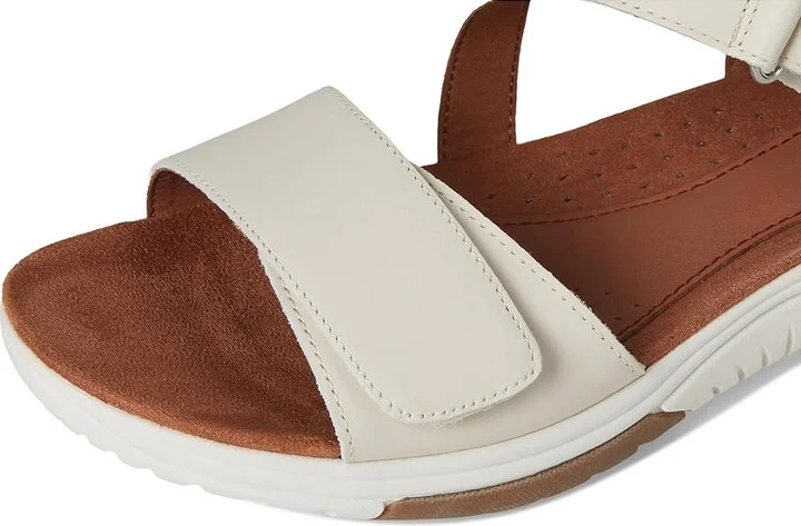 Cobb Hill Fiah Women's Sandals Ivory Leather : 5.5 B - Medium - Image 7