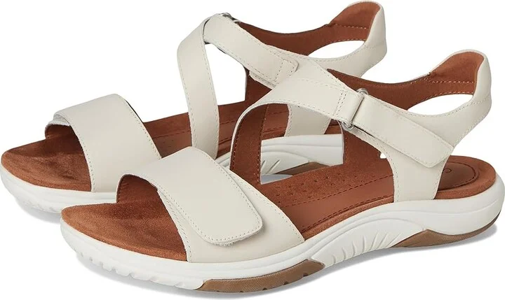 Cobb Hill Fiah Women's Sandals Ivory Leather : 5.5 B - Medium