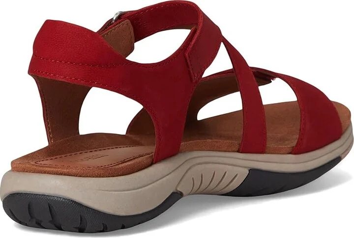 Cobb Hill Fiah Women's Sandals Red Nubuck : 7.5 B - Medium, Leather - Image 4