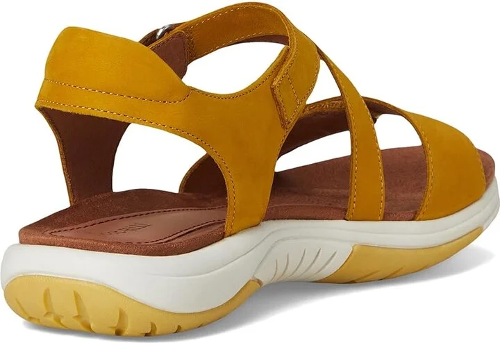 Cobb Hill Fiah Women's Sandals Yellow Nubuck : 9 D - Wide, Leather - Image 4