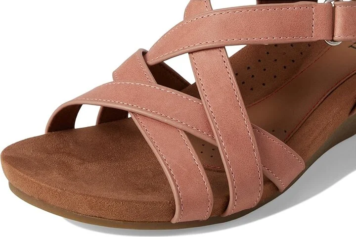 Cobb Hill Helin Women's Wedge Shoes Dusty Rose Leather : 9 D - Wide - Image 7