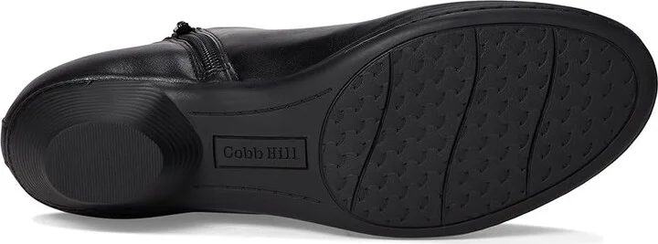 Cobb Hill Larsa Women's Boots Black Leather : 6.5 D - Wide - Image 3