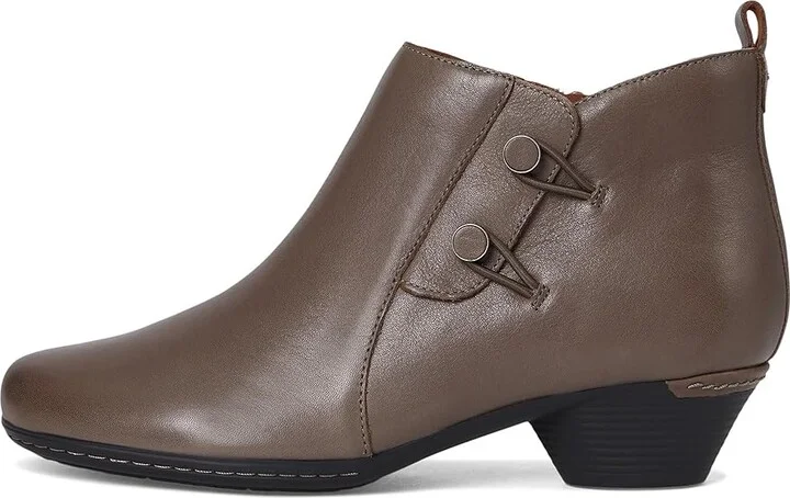 Cobb Hill Larsa Women's Boots Grey Leather : 8.5 A - Narrow - Image 6
