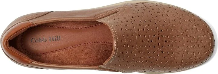 Cobb Hill Lenoir Women's Shoes Beige Leather : 8 D - Wide - Image 2