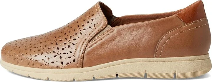 Cobb Hill Lenoir Women's Shoes Beige Leather : 8 D - Wide - Image 6