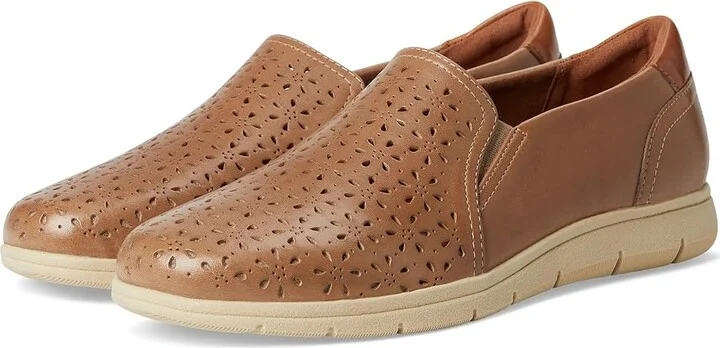 Cobb Hill Lenoir Women's Shoes Beige Leather : 8 D - Wide