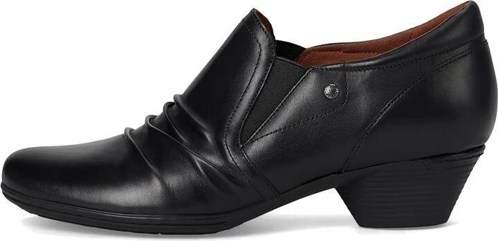 Cobb Hill Lucy High Women's Heels Black Leather : 9.5 B - Medium, Suede - Image 6