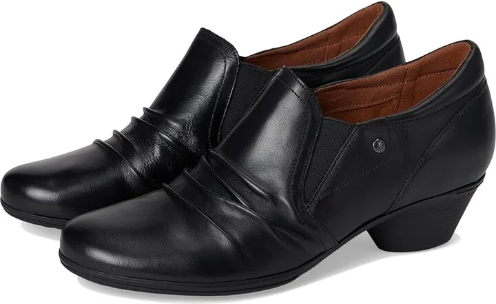 Cobb Hill Lucy High Women's Heels Black Leather : 9.5 B - Medium, Suede