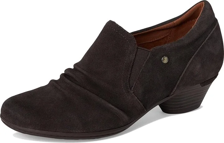 Cobb Hill Lucy High Women's Heels Dark Brown Suede : 7 D - Wide - Image 5