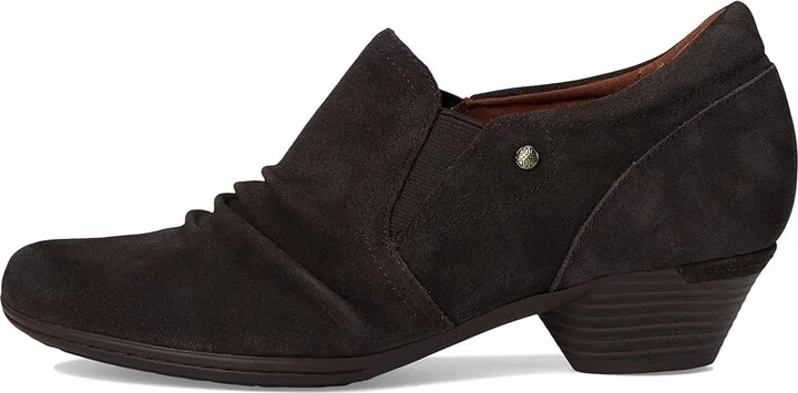 Cobb Hill Lucy High Women's Heels Dark Brown Suede : 7 D - Wide - Image 6