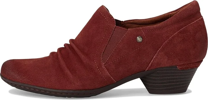 Cobb Hill Lucy High Women's Heels Red Suede : 7.5 B - Medium - Image 6