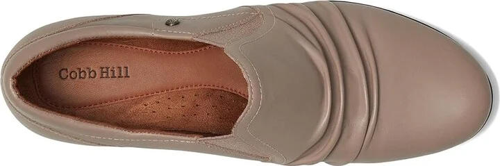 Cobb Hill Lucy High Women's Heels Taupe Leather : 9 B - Medium, Suede - Image 2