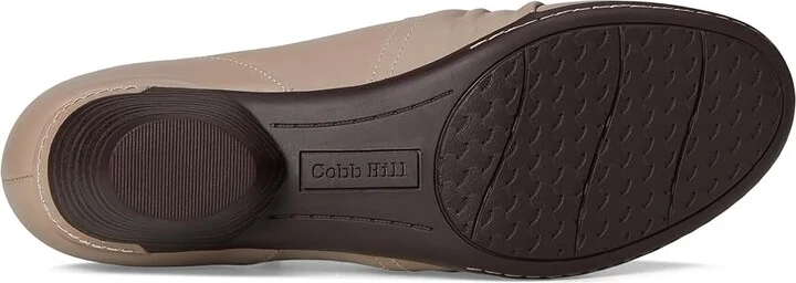 Cobb Hill Lucy High Women's Heels Taupe Leather : 9 B - Medium, Suede - Image 3