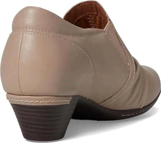 Cobb Hill Lucy High Women's Heels Taupe Leather : 9 B - Medium, Suede - Image 4
