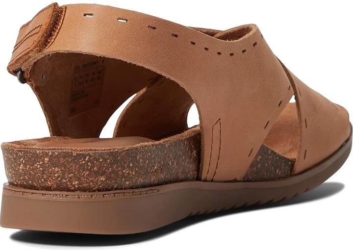 Cobb Hill May Sling Women's Flat Shoes Nutmeg : 7 B - Medium, Leather - Image 4