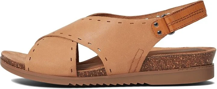 Cobb Hill May Sling Women's Flat Shoes Nutmeg : 7 B - Medium, Leather - Image 5