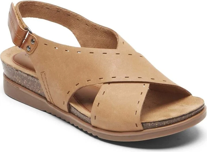 Cobb Hill May Sling Womens Sandal 85 CD US NutmegTanBrown