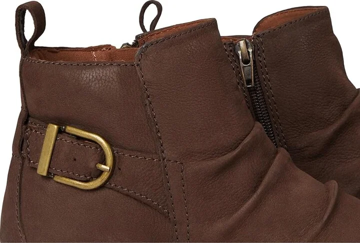 Cobb Hill Nessa Women's Boots Dark Brown Leather : 11 B - Medium, Rubber - Image 7
