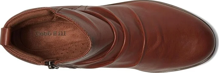 Cobb Hill Nessa Women's Boots Dark Natural Leather : 7.5 B - Medium, Rubber - Image 2