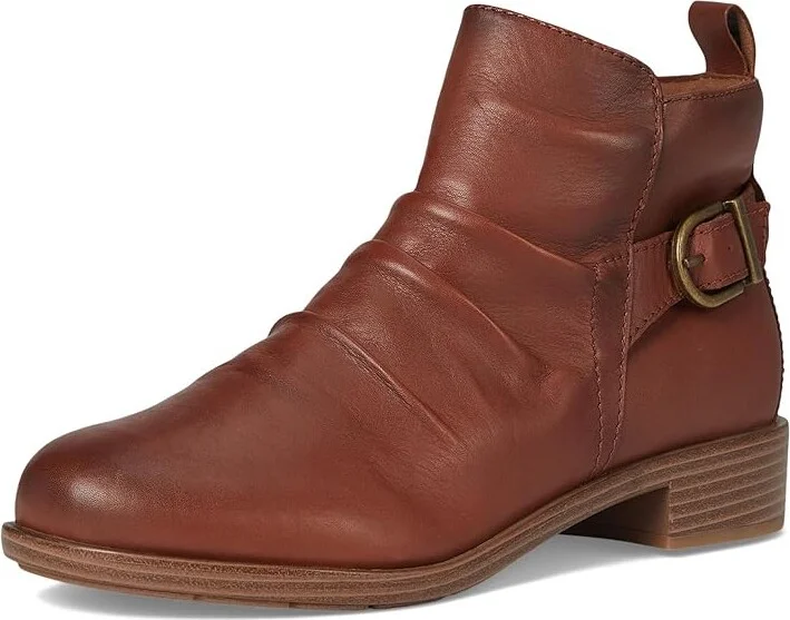 Cobb Hill Nessa Women's Boots Dark Natural Leather : 7.5 B - Medium, Rubber - Image 5