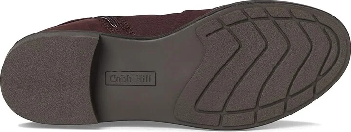 Cobb Hill Nessa Women's Boots Dark Red Leather : 9 D - Wide, Rubber - Image 3