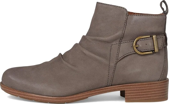 Cobb Hill Nessa Women's Boots Grey Leather : 9.5 B - Medium, Rubber - Image 6