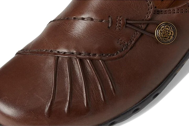 Cobb Hill Paulette Women's Slip-on Dress Shoes Bark : 6 B - Medium, Full Grain leather/Leather - Image 8