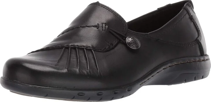 Cobb Hill Paulette Women's Slip-on Dress Shoes Black : 6 B - Medium, Full Grain leather/Leather - Image 2