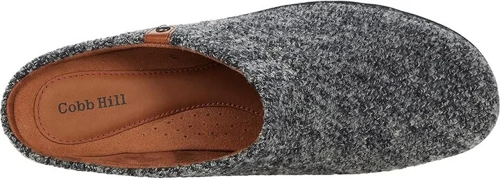 Cobb Hill Penfield Clog Waterproof Women's Clog/Mule Shoes Grey Waterproof : 6 B - Medium, Textile - Image 2
