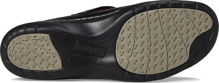 Cobb Hill Perry Women's Flat Shoes Black Leather : 9.5 D - Wide, Leather/Polyester - Image 3