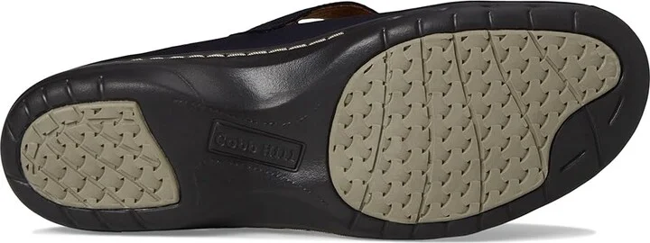 Cobb Hill Perry Women's Flat Shoes Dark Blue Leather : 9 B - Medium, Leather/Polyester - Image 3