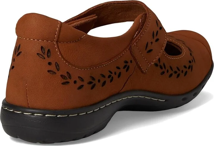 Cobb Hill Perry Women's Flat Shoes Medium Natural Leather : 6.5 B - Medium, Leather/Polyester - Image 4