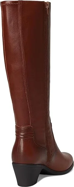 Cobb Hill Presley Women's Boots Dark Natural Leather : 9.5 D - Wide - Image 4