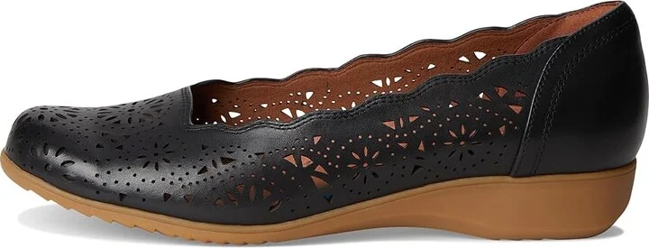 Cobb Hill Rory Women's Slip-on Dress Shoes Black Leather : 9 D - Wide - Image 6