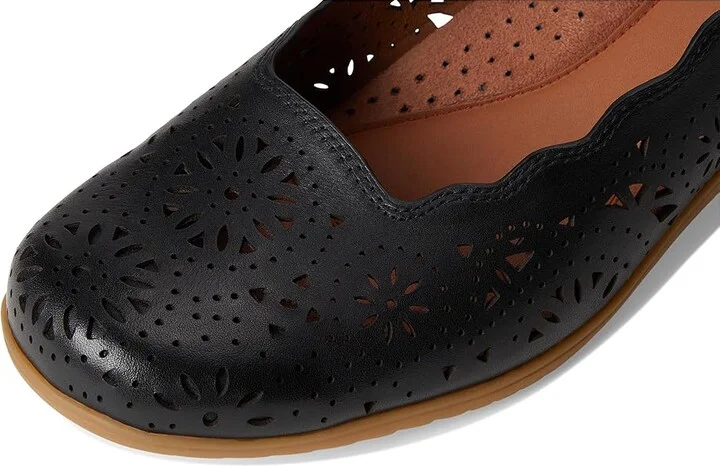 Cobb Hill Rory Women's Slip-on Dress Shoes Black Leather : 9 D - Wide - Image 7