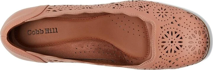 Cobb Hill Rory Women's Slip-on Dress Shoes Dusty Rose Leather : 6 B - Medium - Image 2